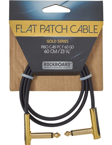 FLAT PATCH CABLE GOLD 60 CM