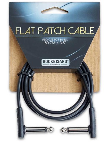 FLAT PATCH CABLE BLACK 80 CM