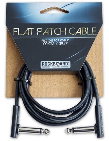 FLAT PATCH CABLE BLACK 100 CM