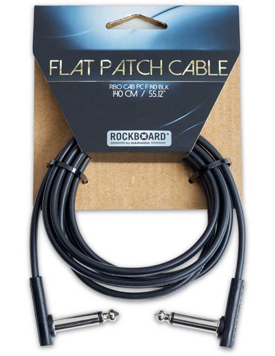 FLAT PATCH CABLE BLACK 140 CM
