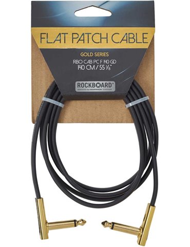 FLAT PATCH CABLE GOLD 140 CM