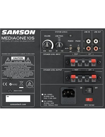 MEDIAONE 10S ACTIVE STUDIO SUBWOOFER 2