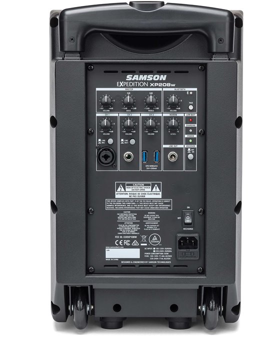 EXPEDITION XP208W RECHARGEABLE PORTABLE PA SYSTEM