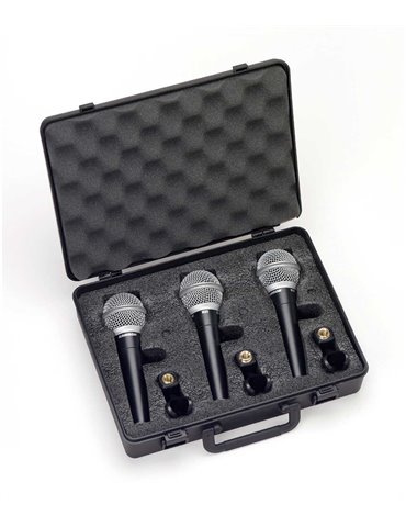 R21  CARDIOID DYNAMIC MIC 3-PACK W/SWITCH