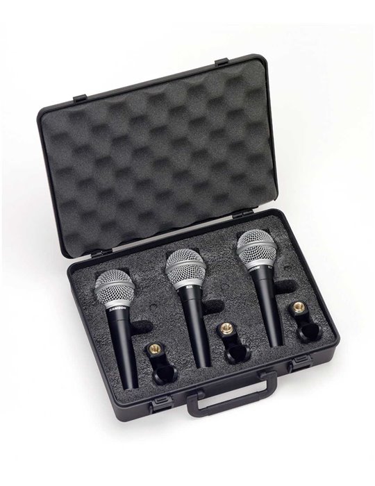 R21  CARDIOID DYNAMIC MIC 3-PACK W/SWITCH
