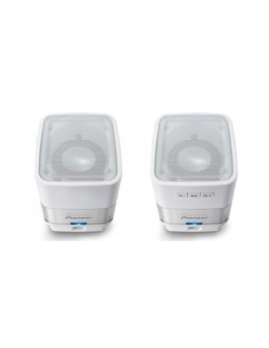 PIONEER S-MM201-W MINI ALTAVOCES USB BLANCO (PAREJA)