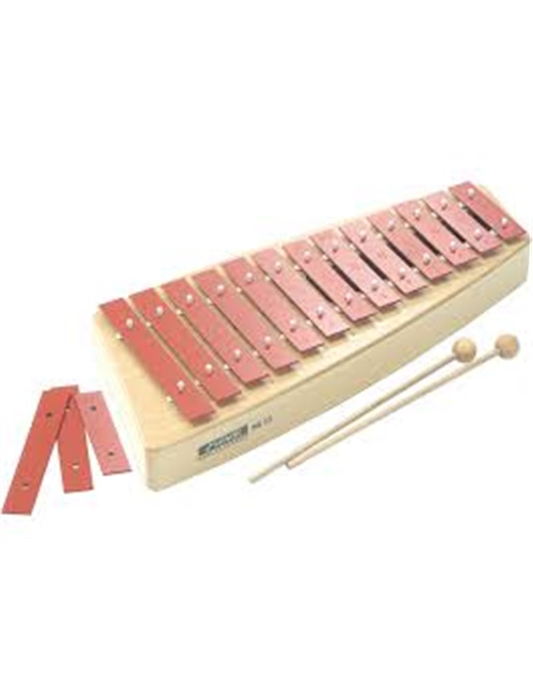 CARILLON DIATONICO NG-11.ALTO.DO-LA 16 LAMINAS ROJ