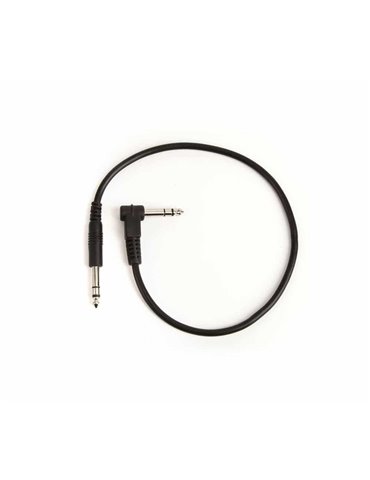 1/4' TRS CABLE STRAIGHT-ANGLE 1.5'