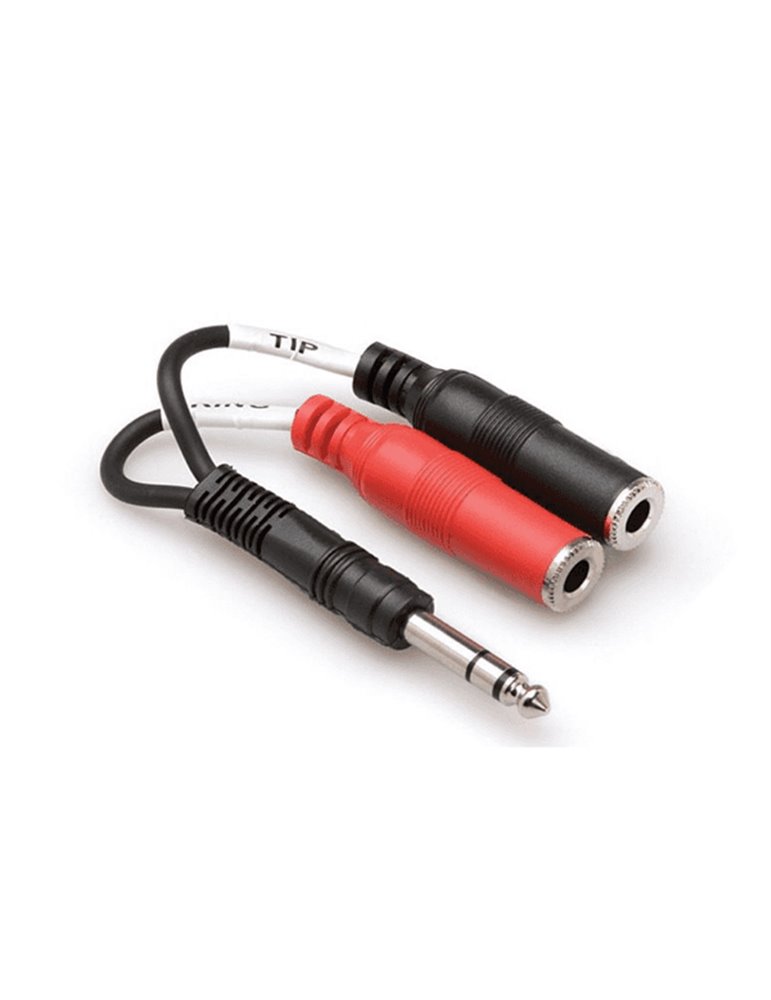 1/4″ TRS MALE TO DUAL 1/4″ TS FEMALE CABLE