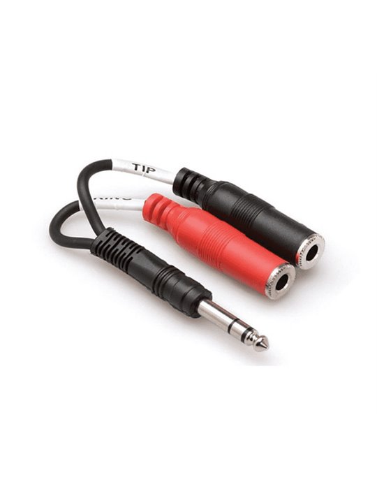 1/4″ TRS MALE TO DUAL 1/4″ TS FEMALE CABLE