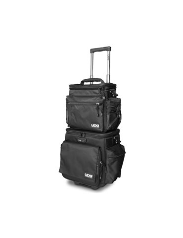 U9679BL/OR - ULTIMATE SLINGBAG TROLLEY SET DELUXE BLACK, ORANGE INSIDE
