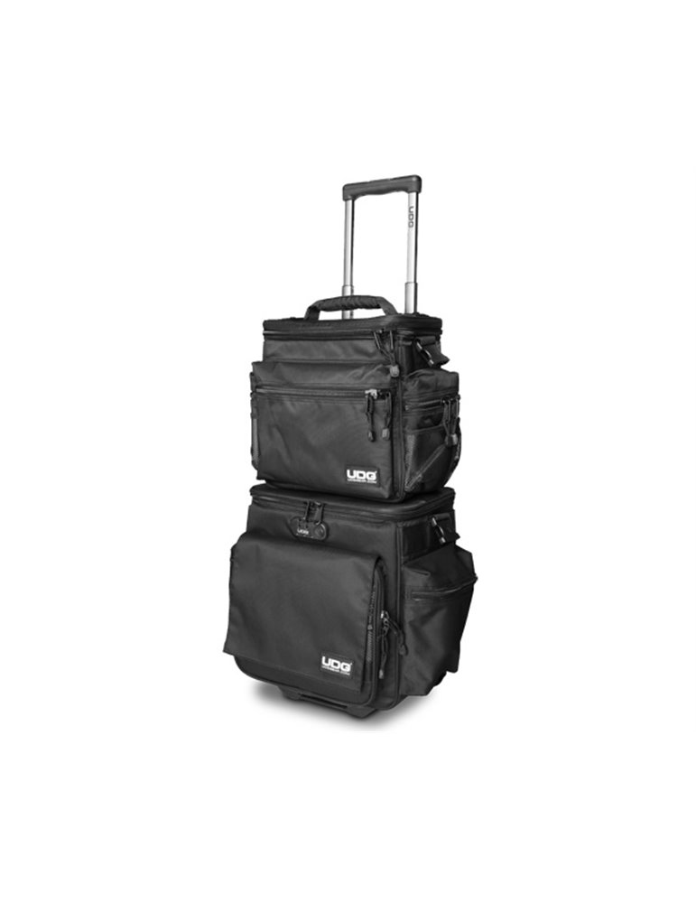 U9679BL/OR - ULTIMATE SLINGBAG TROLLEY SET DELUXE BLACK, ORANGE INSIDE