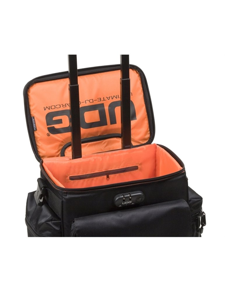 U9679BL/OR - ULTIMATE SLINGBAG TROLLEY SET DELUXE BLACK, ORANGE INSIDE
