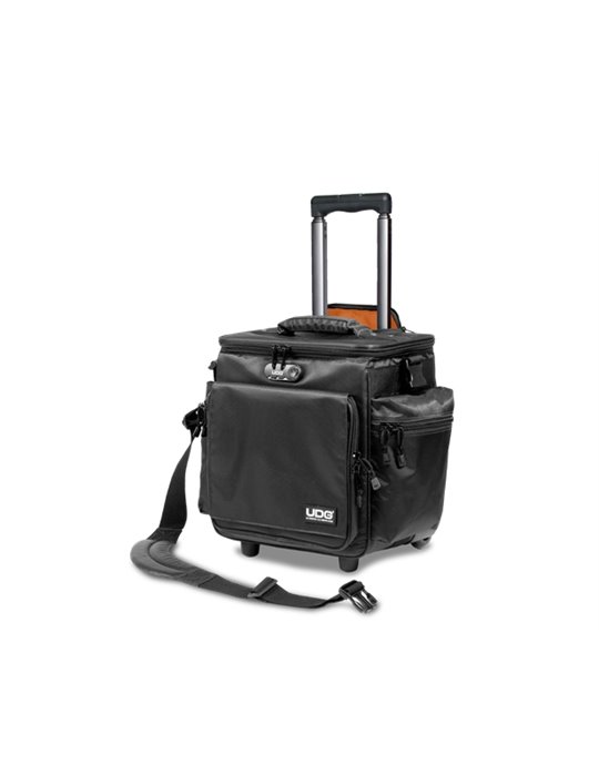 U9679BL/OR - ULTIMATE SLINGBAG TROLLEY SET DELUXE BLACK, ORANGE INSIDE