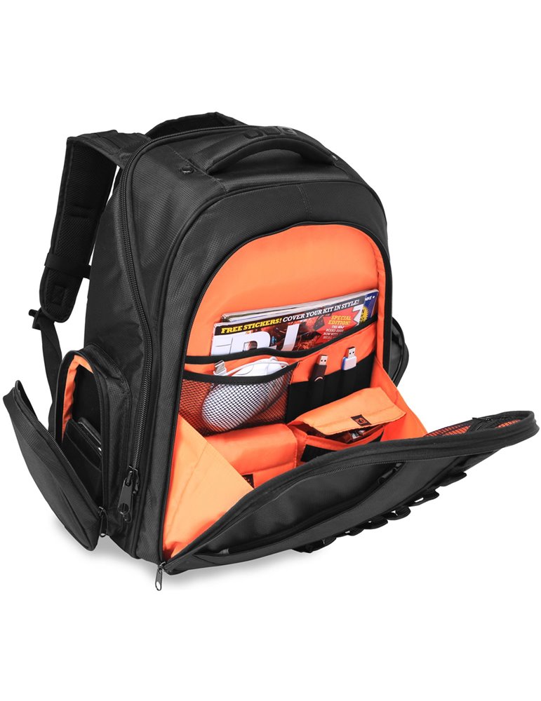 U9102BL/OR - ULTIMATE BACKPACK BLACK/ORANGE