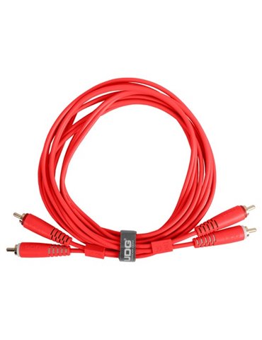 U97003RD - ULTIMATE AUDIO CABLE SET RCA-RCA STRAIGHT RED