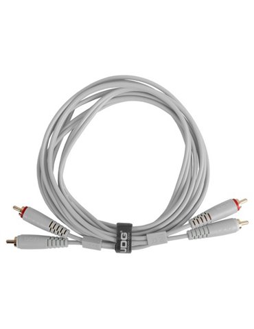 U97003WH - ULTIMATE AUDIO CABLE SET RCA-RCA STRAIGHT WHITE