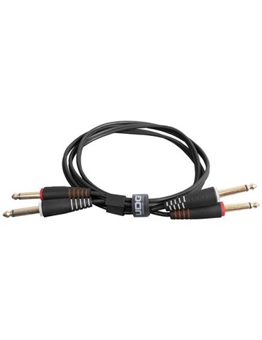 U97004BL - ULTIMATE AUDIO CABLE SET JACK - JACK STRAIGHT BLACK