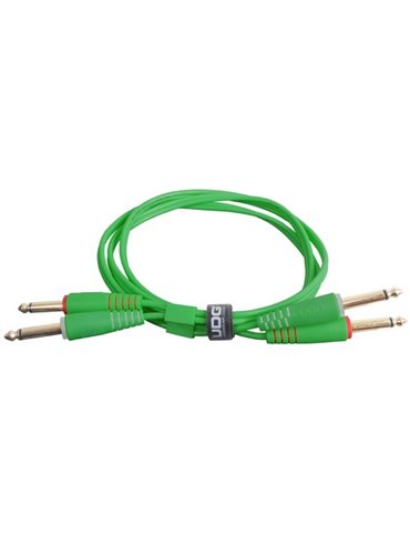 U97004GR - ULTIMATE AUDIO CABLE SET JACK - JACK STRAIGHT GREEN