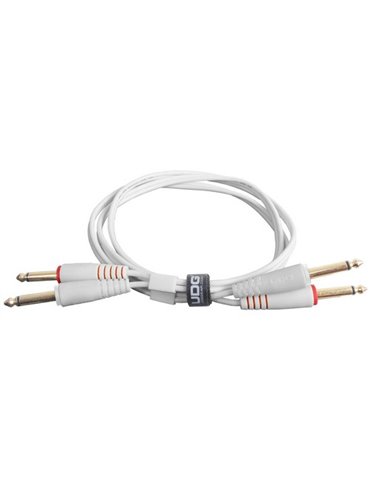 U97004WH - ULTIMATE AUDIO CABLE SET JACK - JACK STRAIGHT WHITE