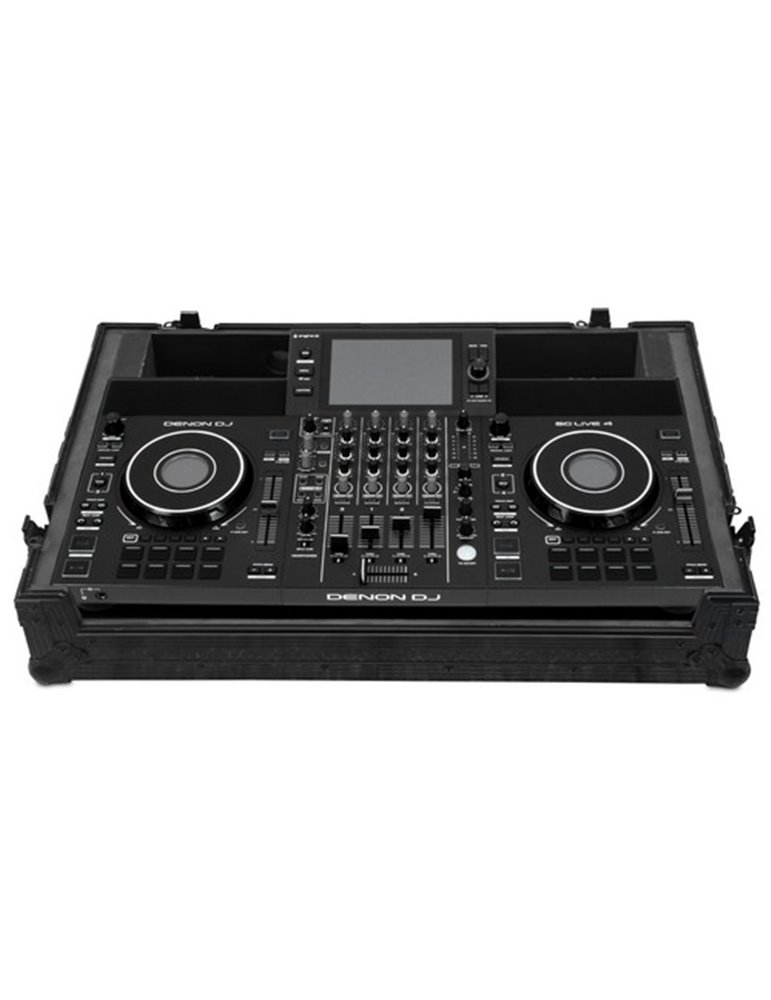 U91081BL - ULTIMATE FLIGHT CASE DENON DJ SC LIVE 4 BLACK PLUS