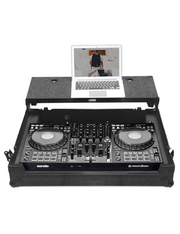 U91088BL - ULTIMATE FLIGHT CASE PIONEER DDJ-FLX10 BLACK PLUS (L&W)