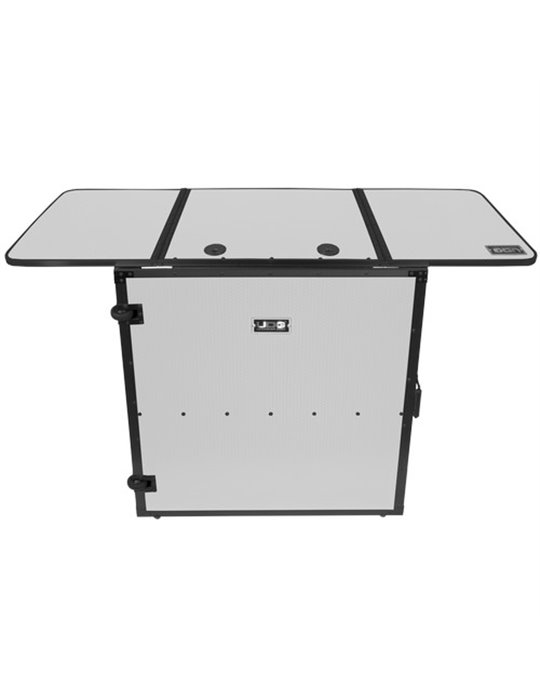 U91049WH2 - ULTIMATE FOLD OUT DJ TABLE WHITE MK2 PLUS (W)
