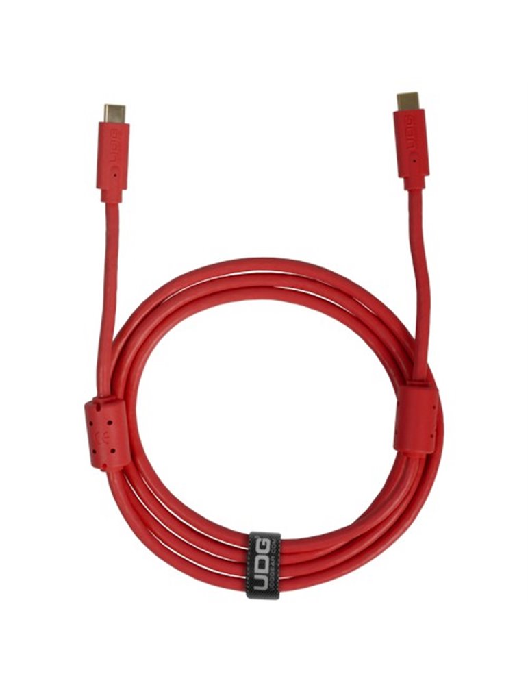 U99001RD - ULTIMATE AUDIO CABLE USB 3.2 C-C RED STRAIGHT 1,5M