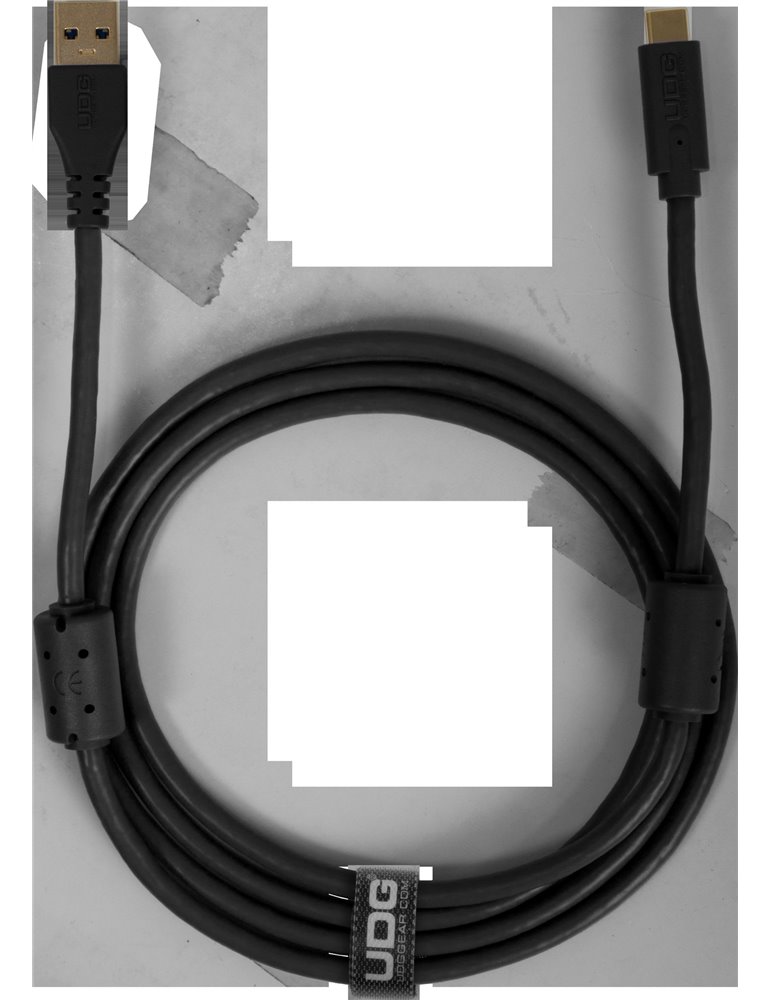 U98001BL - ULTIMATE AUDIO CABLE USB 3.0 C-A BLACK STRAIGHT 1,5M