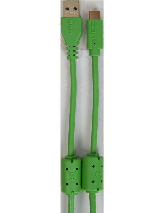 U98001GR - ULTIMATE AUDIO CABLE USB 3.0 C-A GREEN STRAIGHT 1,5M