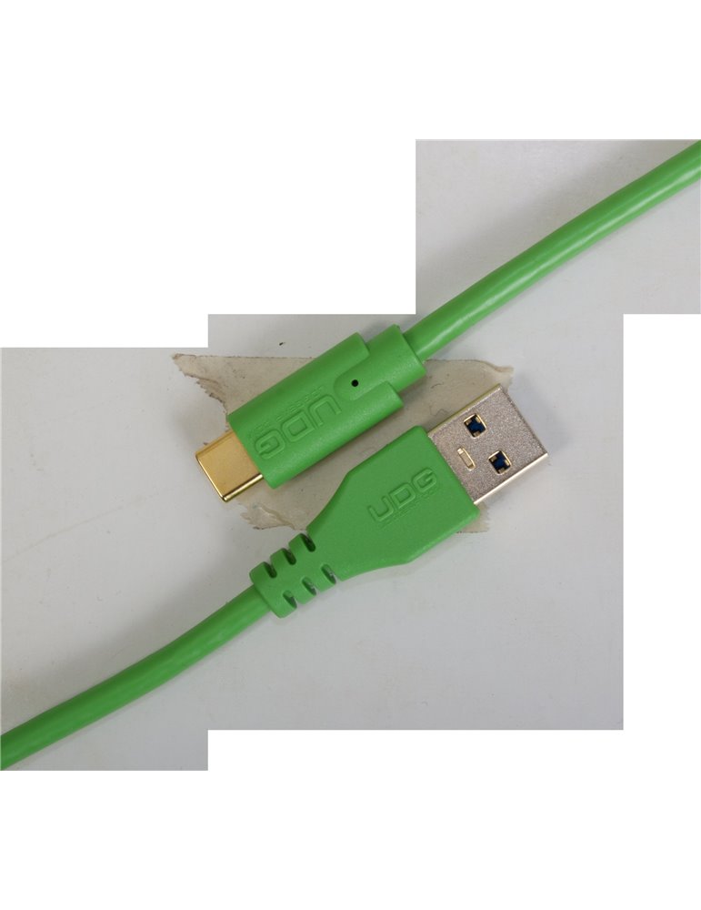 U98001GR - ULTIMATE AUDIO CABLE USB 3.0 C-A GREEN STRAIGHT 1,5M