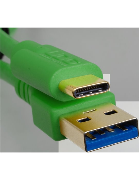 U98001GR - ULTIMATE AUDIO CABLE USB 3.0 C-A GREEN STRAIGHT 1,5M