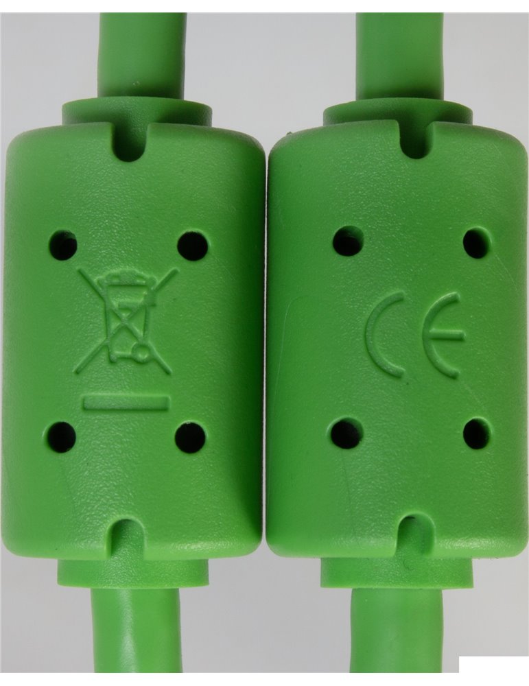 U98001GR - ULTIMATE AUDIO CABLE USB 3.0 C-A GREEN STRAIGHT 1,5M