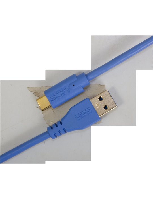 U98001LB - ULTIMATE AUDIO CABLE USB 3.0 C-A BLUE STRAIGHT 1,5M