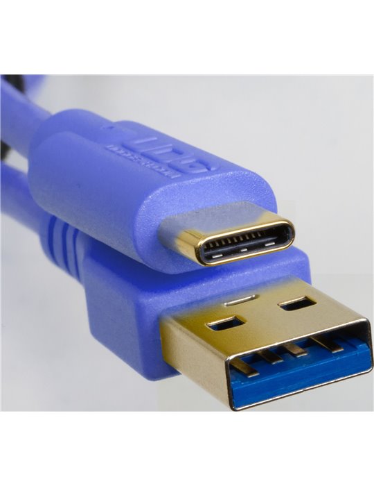 U98001LB - ULTIMATE AUDIO CABLE USB 3.0 C-A BLUE STRAIGHT 1,5M