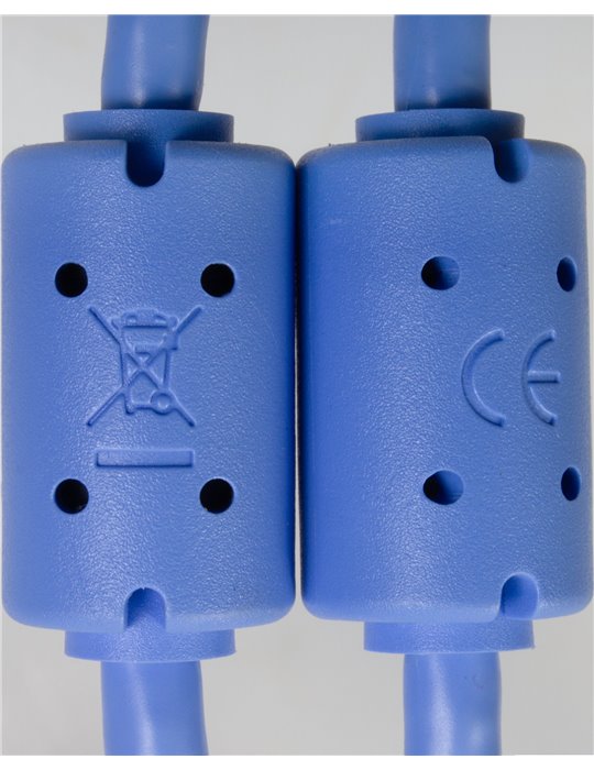 U98001LB - ULTIMATE AUDIO CABLE USB 3.0 C-A BLUE STRAIGHT 1,5M