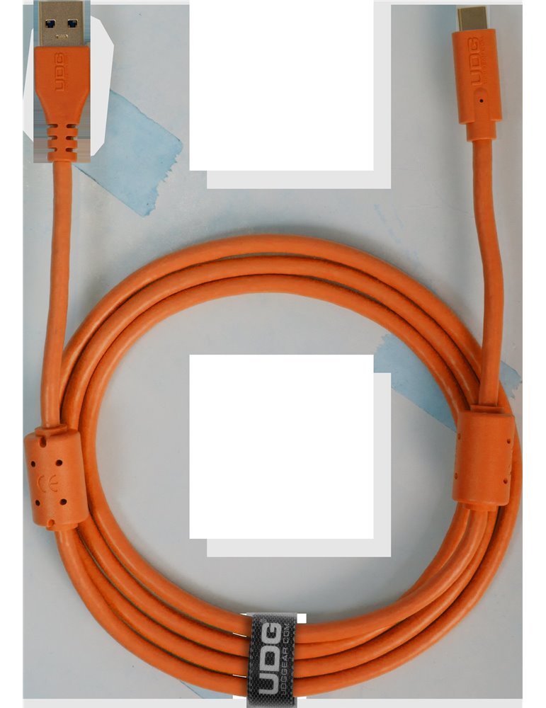 U98001OR - ULTIMATE AUDIO CABLE USB 3.0 C-A ORANGE STRAIGHT 1,5M
