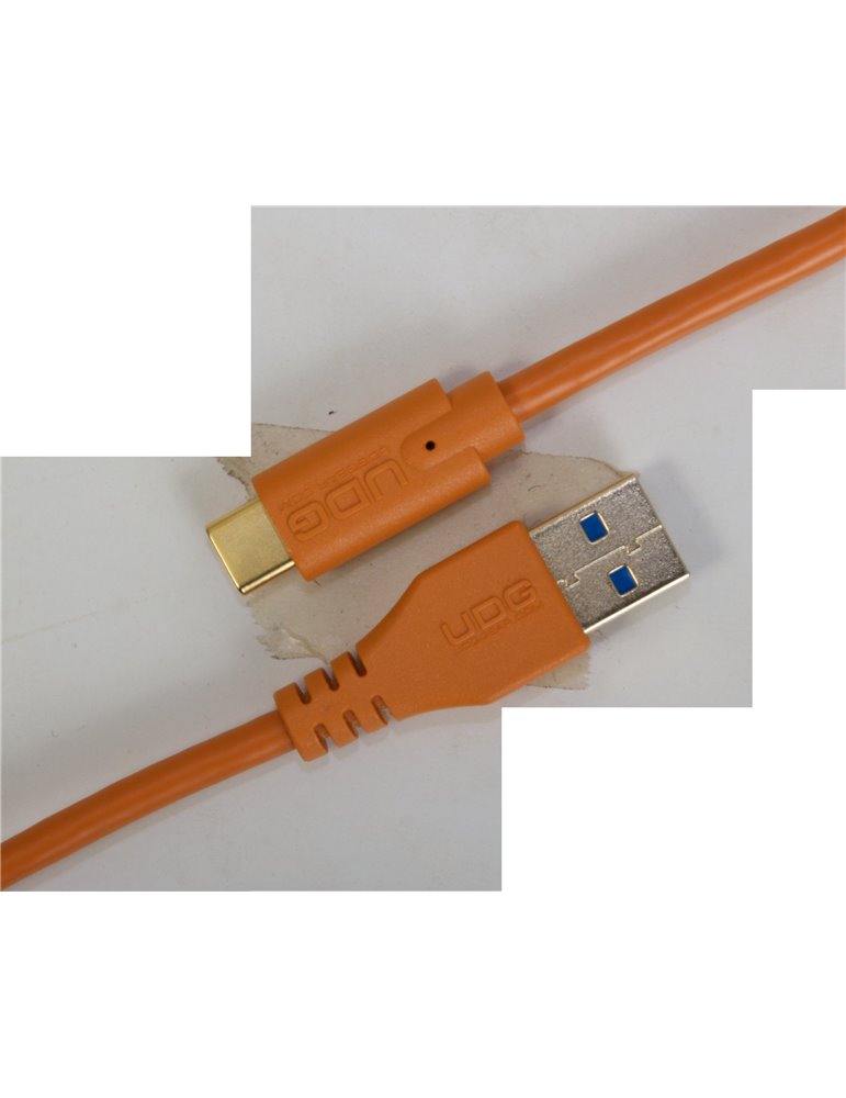 U98001OR - ULTIMATE AUDIO CABLE USB 3.0 C-A ORANGE STRAIGHT 1,5M