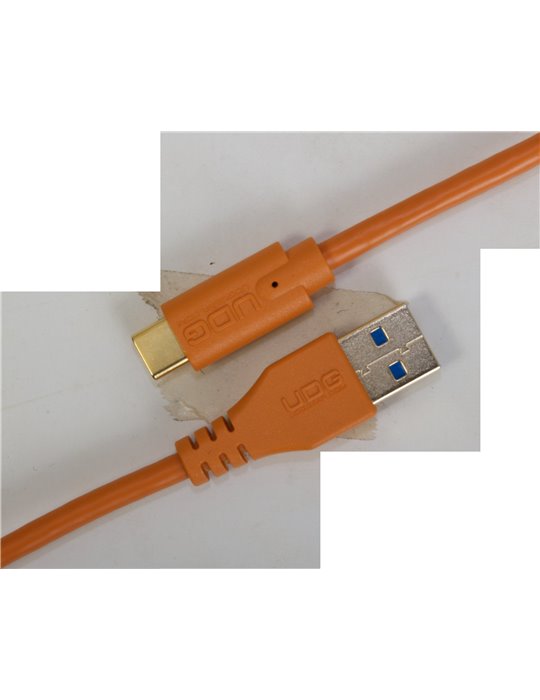 U98001OR - ULTIMATE AUDIO CABLE USB 3.0 C-A ORANGE STRAIGHT 1,5M