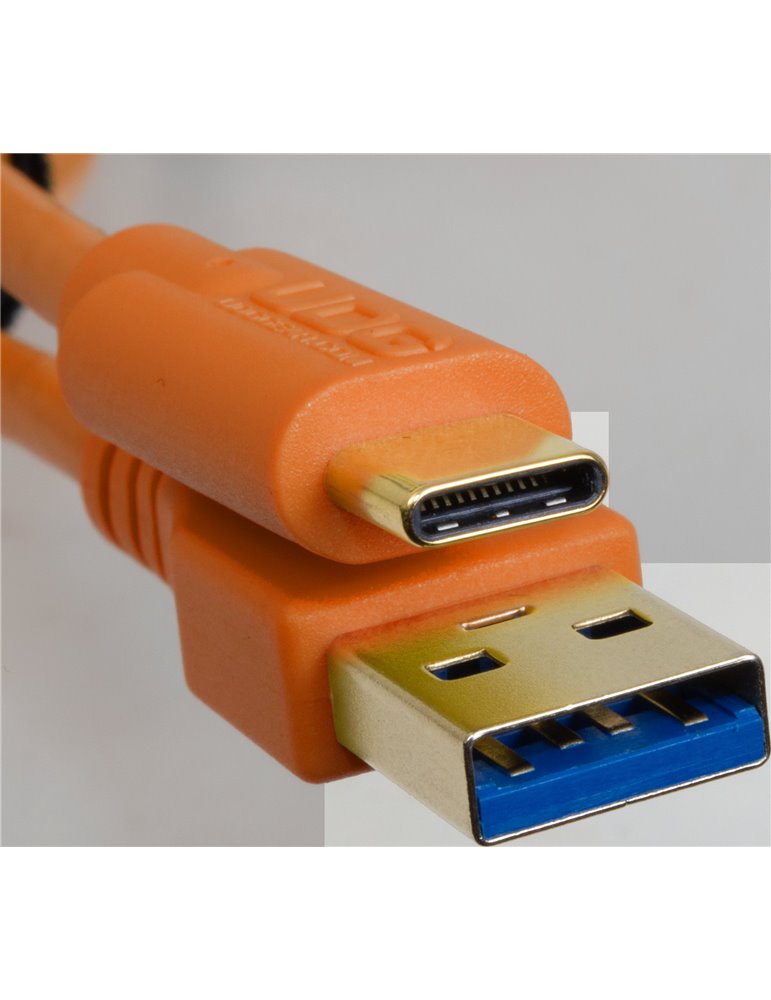 U98001OR - ULTIMATE AUDIO CABLE USB 3.0 C-A ORANGE STRAIGHT 1,5M