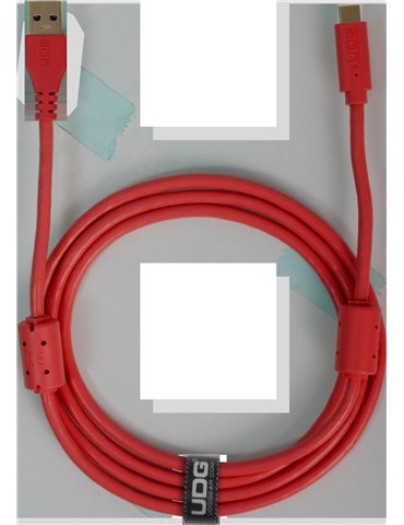 U98001RD - ULTIMATE AUDIO CABLE USB 3.0 C-A RED STRAIGHT 1,5M 2