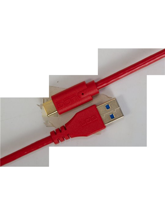U98001RD - ULTIMATE AUDIO CABLE USB 3.0 C-A RED STRAIGHT 1,5M