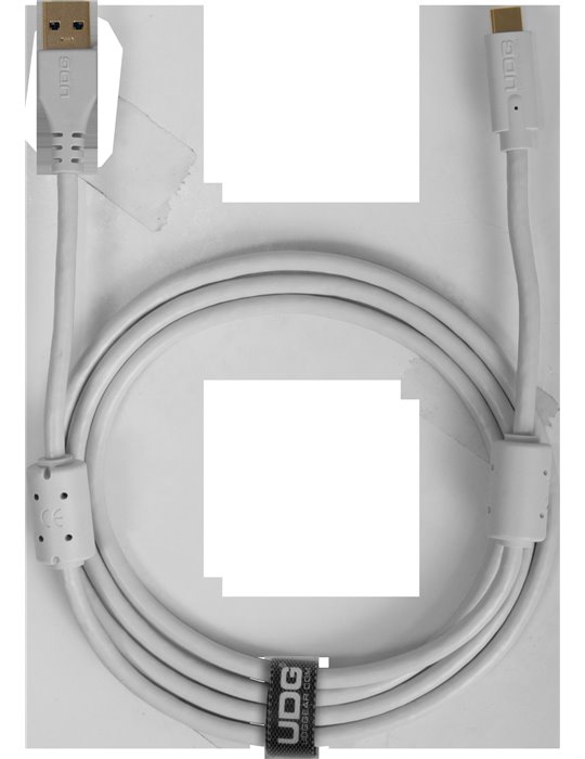 U98001WH - ULTIMATE AUDIO CABLE USB 3.0 C-A WHITE STRAIGHT 1,5M