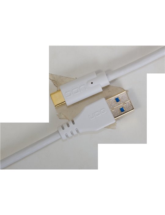 U98001WH - ULTIMATE AUDIO CABLE USB 3.0 C-A WHITE STRAIGHT 1,5M