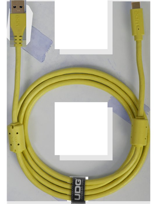 U98001YL - ULTIMATE AUDIO CABLE USB 3.0 C-A YELLOW STRAIGHT 1,5M