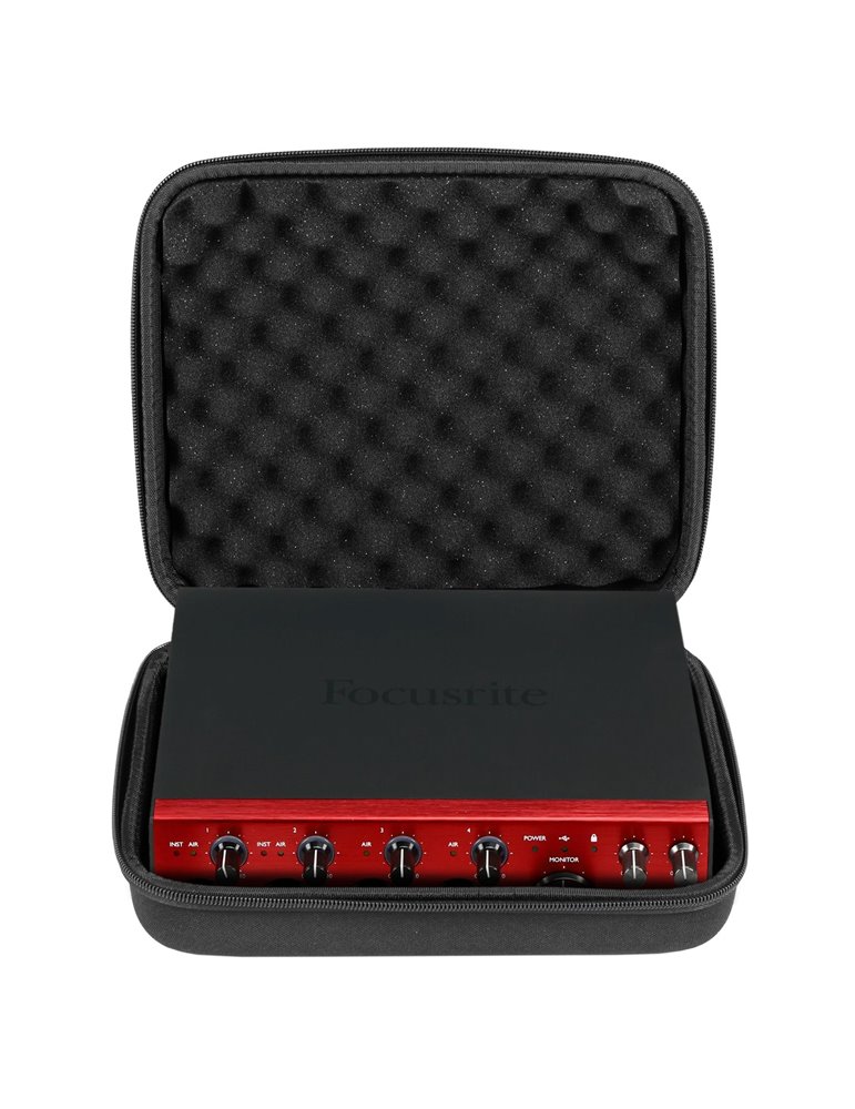 U8507BL - CREATOR FOCUSRITE SCARLETT 2I2/4I4+4PRE/2PRE HARDCASE BLACK