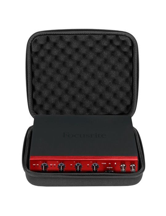 U8507BL - CREATOR FOCUSRITE SCARLETT 2I2/4I4+4PRE/2PRE HARDCASE BLACK
