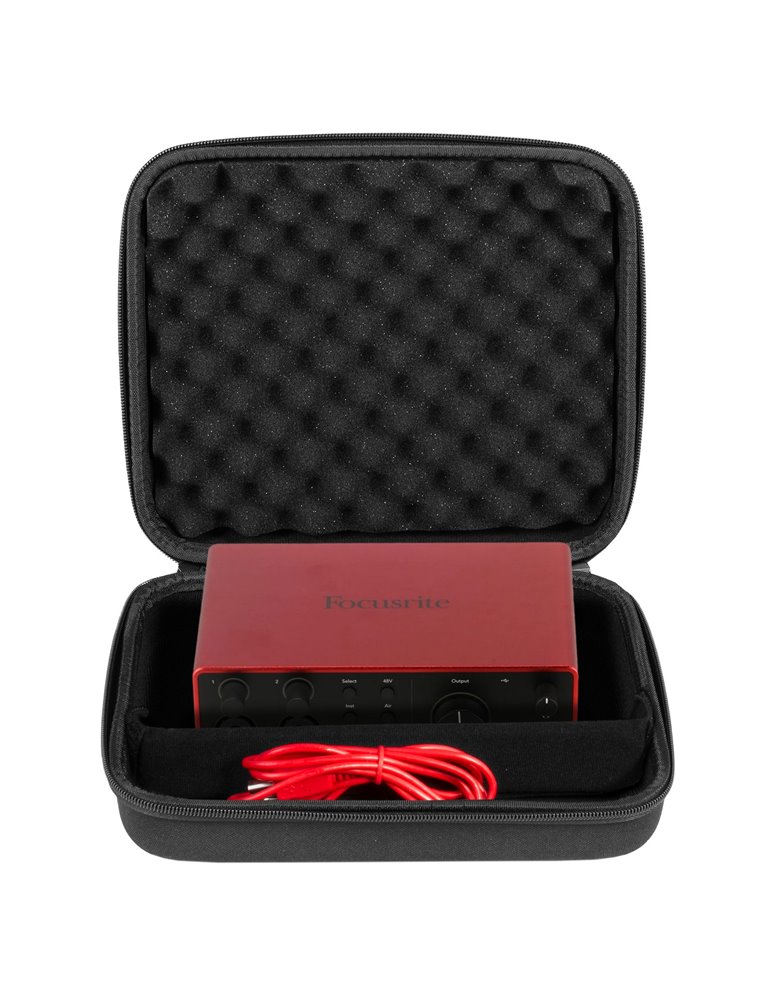 U8507BL - CREATOR FOCUSRITE SCARLETT 2I2/4I4+4PRE/2PRE HARDCASE BLACK