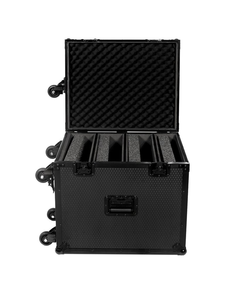 U91101BL - ULTIMATE FLIGHT CASE FOR SET CDJ/MIXER BLACK PLUS (T&SW)
