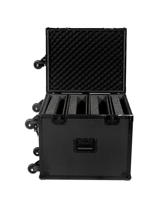 U91101BL - ULTIMATE FLIGHT CASE FOR SET CDJ/MIXER BLACK PLUS (T&SW)